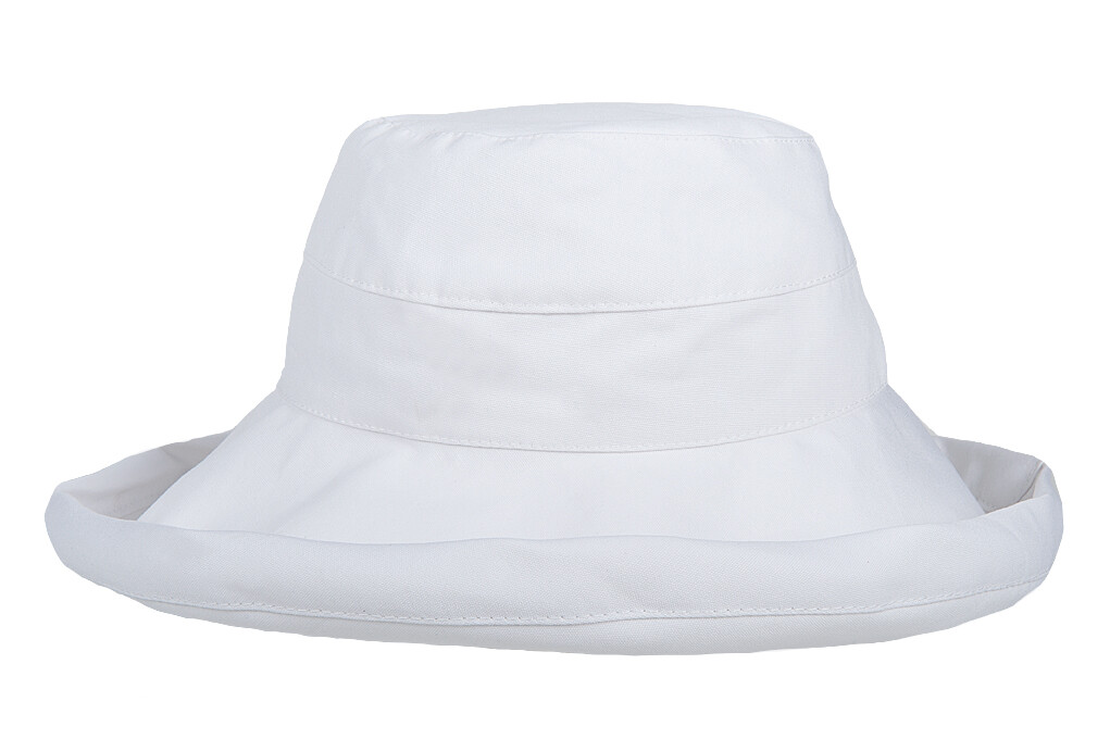 Hatland - UV Bucket Sonnenhut für Damen - Valerie - Weiß
